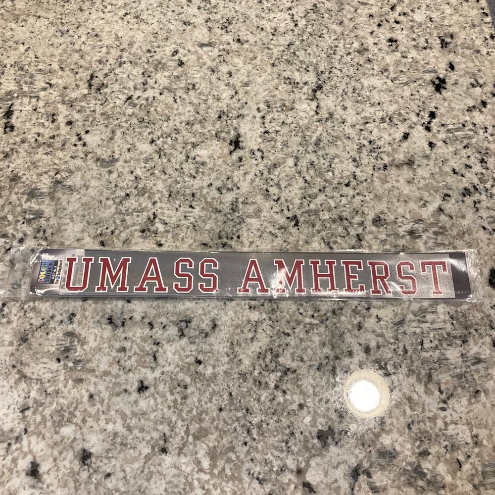UMass Amherst Car Sticker